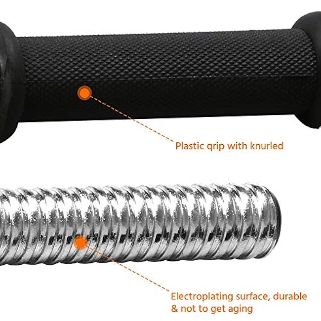 Yaheetech Adjustable Dumbbells Weight Set Dumbbell Weights Exercise & Fitness Equipment w/ 4 Spinlock Collars for Women & Men Home Gym Strength Training