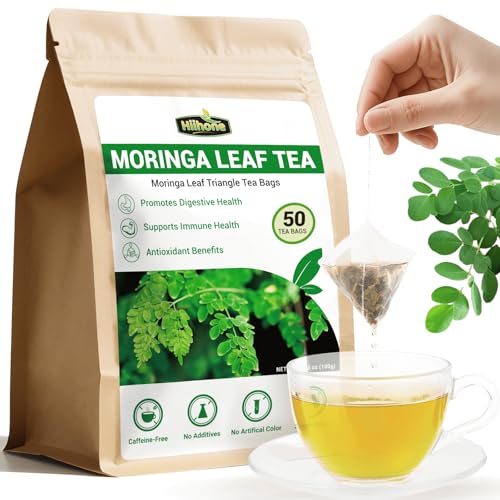 Moringa Leaf Tea – Caffeine Free, 50 Tea Bags