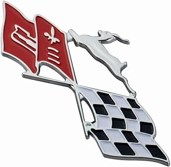 Amazon | メタルインパラ SSエンブレム リアサイドクロスフラグバッジ Amazon | メタルインパラ SSエンブレム リアサイドクロスフラグバッジ