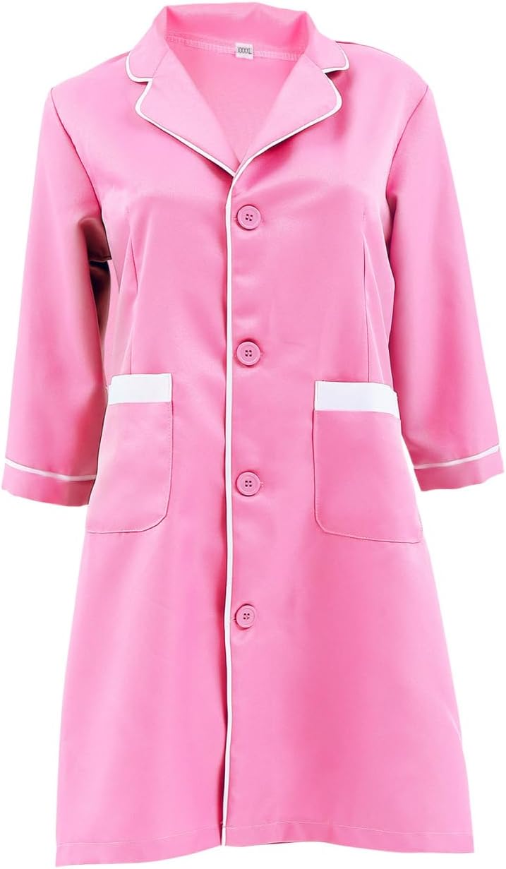 FRCOLOR Beauty Salon Work Clothes Breathable Lightweight Hairdressing Smock Cape for Stylists Professional Salon Use 35.43X20.47In