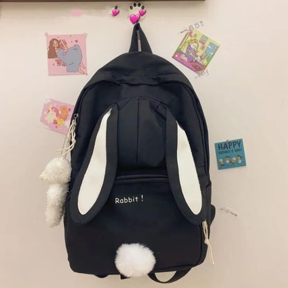Zaino Kawaii In Peluche Per Ragazze - Morbido, Rosa Con Figure Carine, Borsa Da Scuola Con Spallacci Regolabili