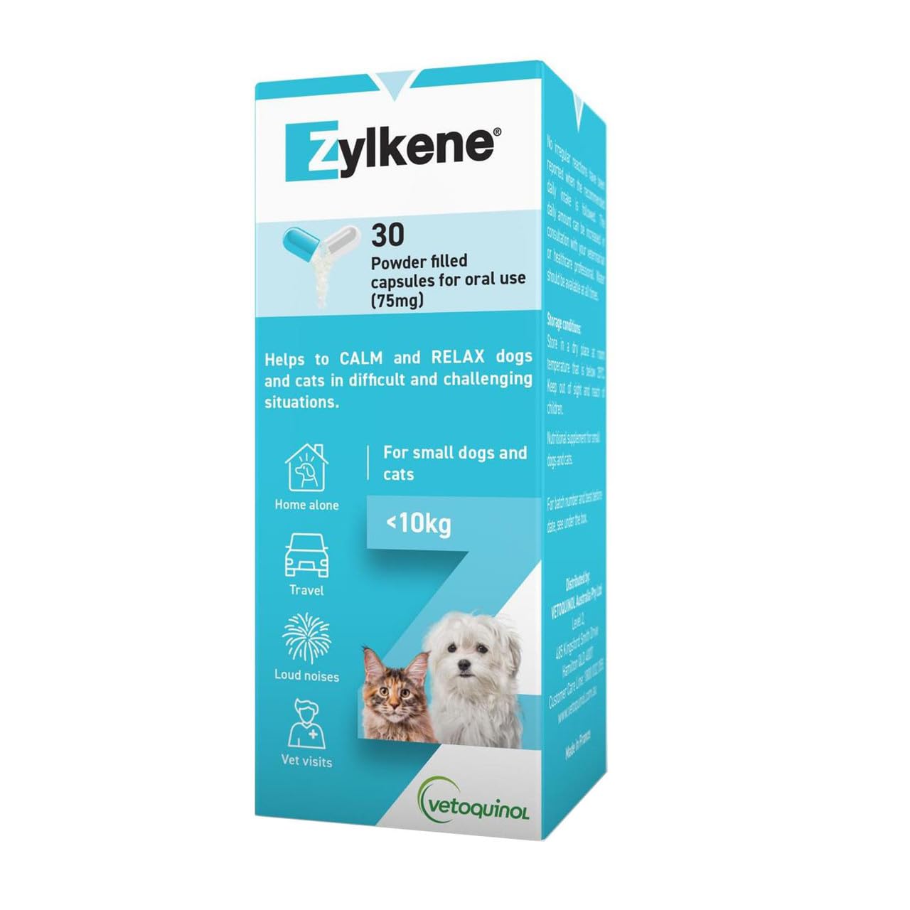 Vétoquinol Zylkene 75 Mg 75 mg