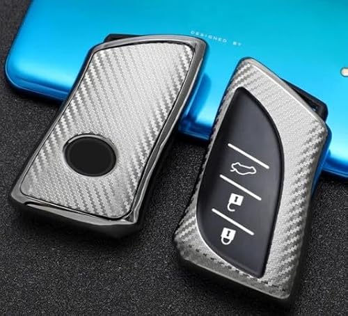 RELL CASES Custodia protettiva in morbido silicone per portachiavi Lexus NX, ES, UX, US, RC, LX, GX, IS, GS, RX, 200, 250h 350h, LS, 450h, 260h, 300h, argento RELL CASES Custodia protettiva in morbido silicone per portachiavi Lexus NX, ES, UX, US, RC, LX, GX, IS, GS, RX, 200, 250h 350h, LS, 450h, 260h, 300h, argento