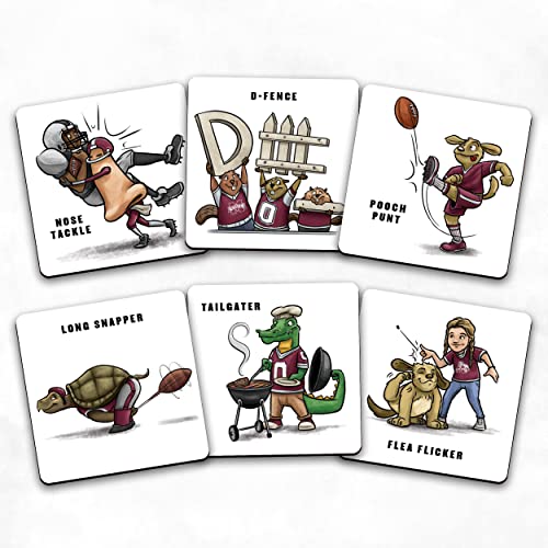 Image of YouTheFan NCAA Officially-Licensed Memory Match Game - Humorous, Team-Specific, Original Hand-Drawn Artwork, Fun for the Whole Family, for Fans Young and Old