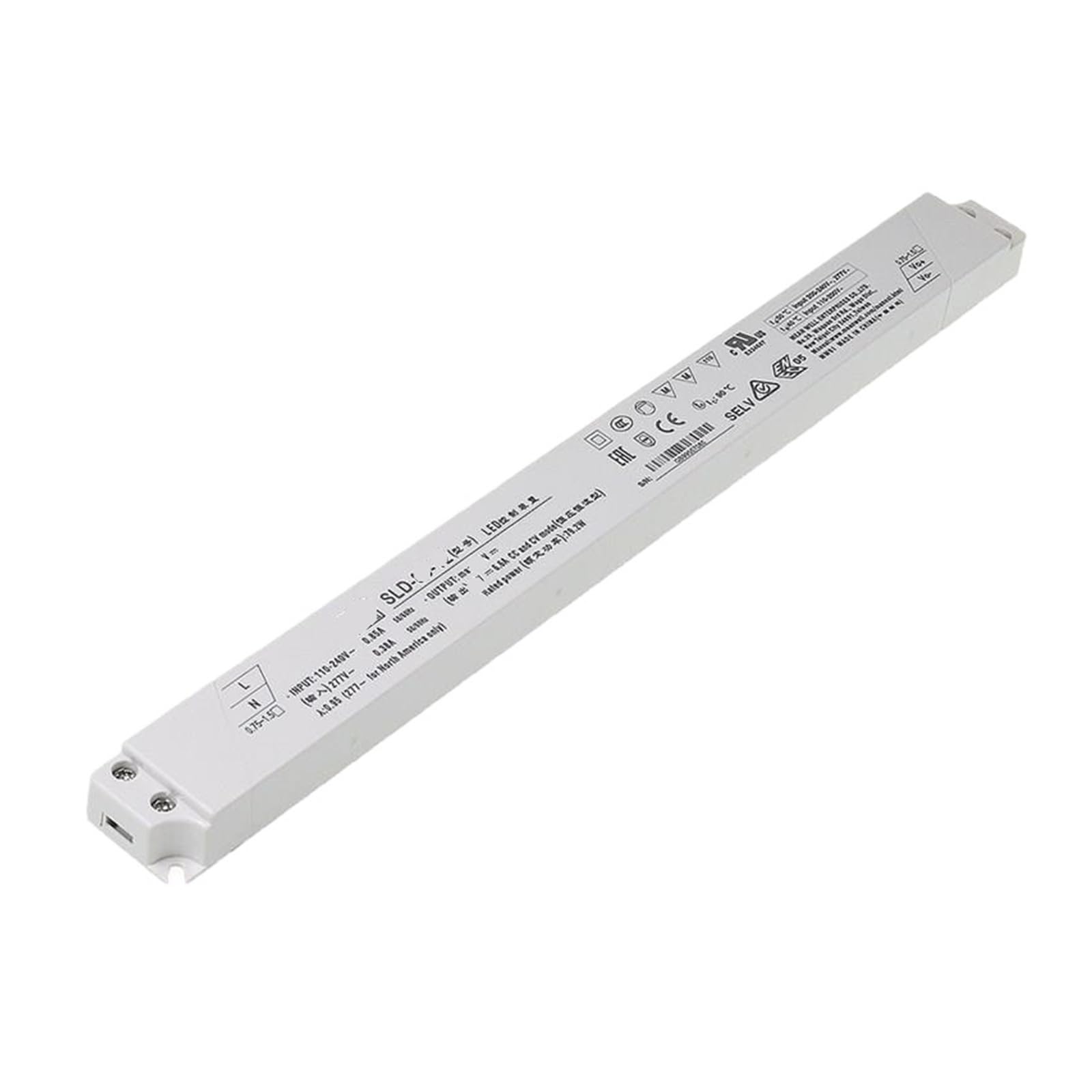 Driver LED de corriente constante SLD-80-12/24/56V | Salida: 56V; Características: Ultrafino(SLD-80-12 12V)