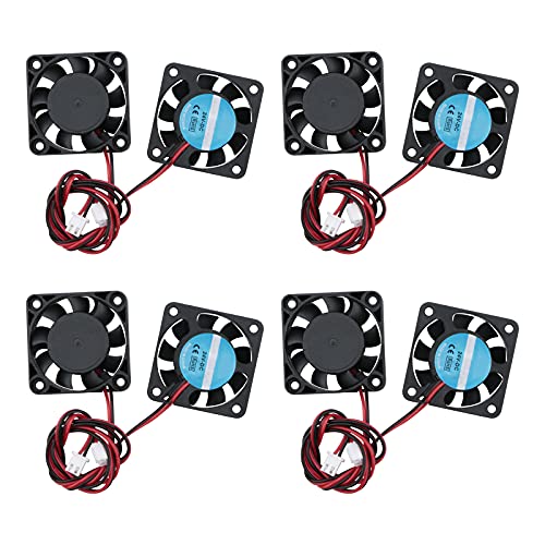 Rowiz 8pcs 40×10mm DC 24V Cooling Fan with 2 Pin Connector
