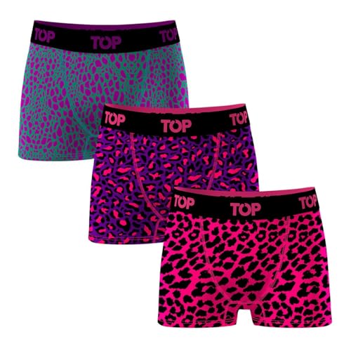 TOP - Girls' Cotton Blend Boxer Briefs Soft, breathable fabric for all-day comfort
