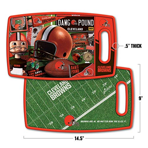 NFL Cutting Board 69% Off - Reversible & Gentle on Knives