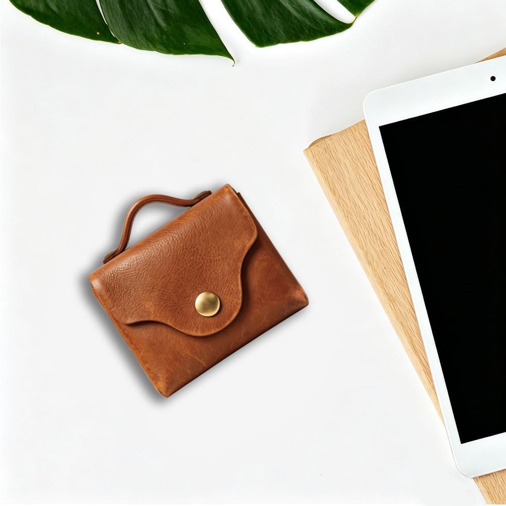 SUPERDANT Leather Die Case Leather Die Cutter Wooden Storage Organizer Pouch for Crafters DIY Design Card Holders Coin Purses and Handmade Gifts Blue