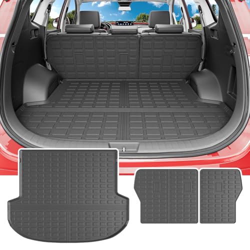 powoq Cargo Liner Compatible with 2021 2022 2023 Santa Fe Trunk Mat Cargo Mat All Weather TPE...