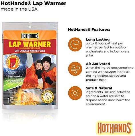 HotHands Lap Warmer, HotHands Largest Warmer 16" X 10" - Up to 8 Hours of Long Lasting Heat - 1 Lap Warmer — view 5
