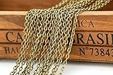 Oyangs Bronze Alloy Antique Jewelry Making Chain, 32-Feet