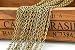 Oyang 32 Feet Antique Bronze Plated Twisted Cross Chains