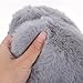 GLEAVI Ladies Winter Ear Muffs Ear Warmers Gray Plush Full Protection 17cm Diameter Outdoor Use Fashionable for Women