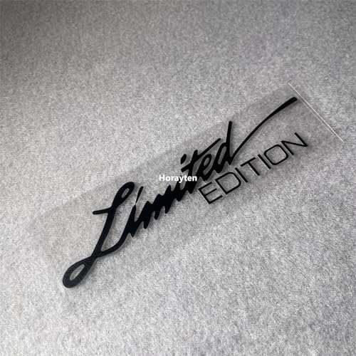 Image of 2X Car Styling Vinyl Graphic Decals for Limited Edition Truck Body Auto Rear Front Windshield Window Sticker 160x38mm (Black)