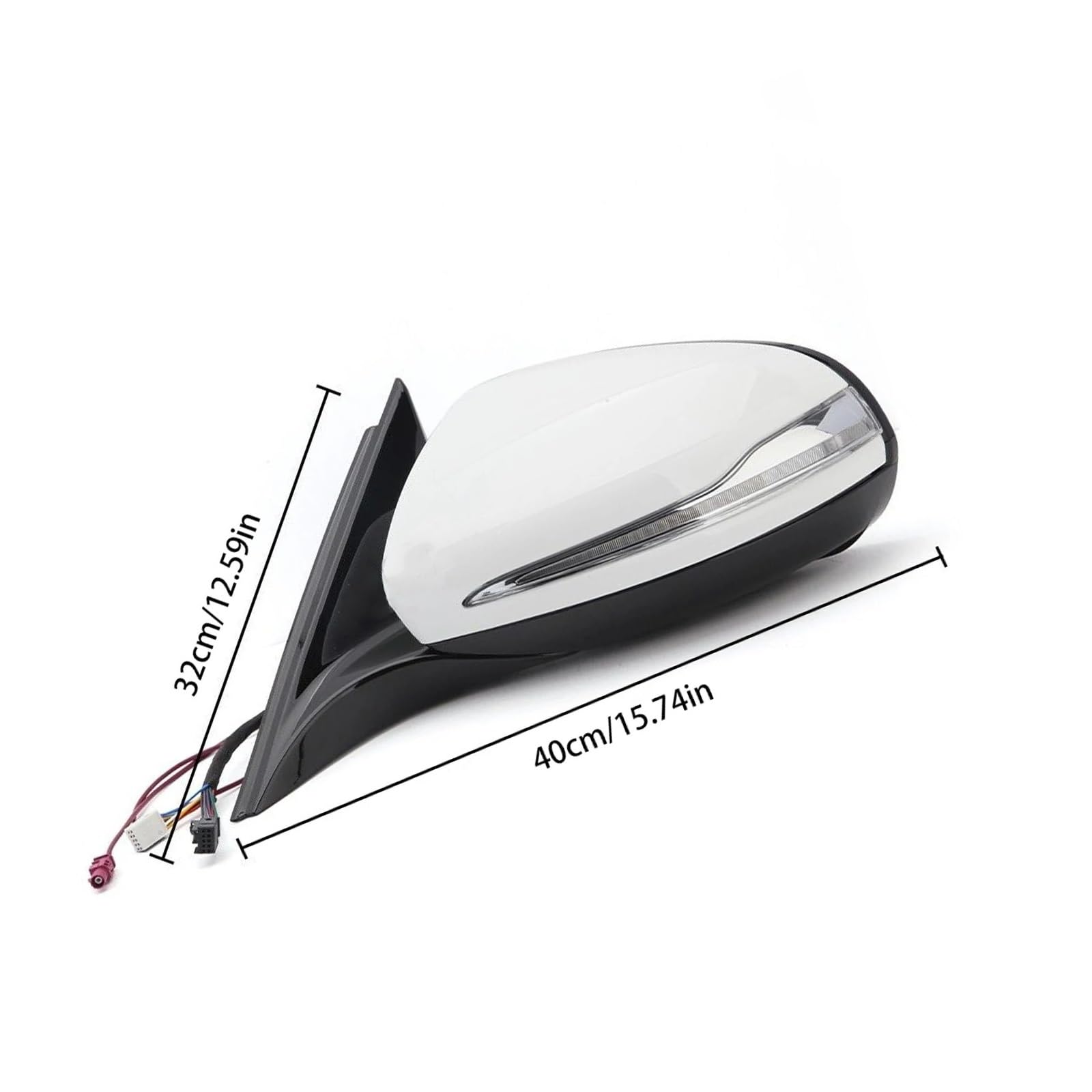 Retroviseur Complet Pour Benz Classe E E300 2016-2020 OE 2138104600 Rétroviseur Latéral D'angle Mort Gauche Pièces De Rechange Pour Moteur Blanc