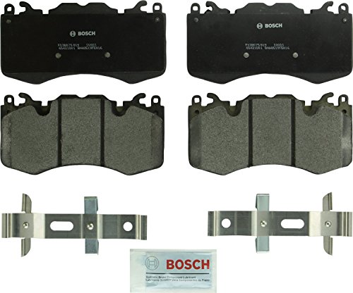 Bosch BP1426 QuietCast Premium Semi-Metallic Disc Brake Pad Set For Land Rover: 2010-2016 Range Rover, 2010-2016 Range Rover Sport; Front