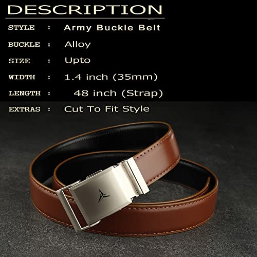 Image of ZORO Men's Vegan Leather Belt for Men, Formal /Casual