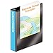 Wilson Jones Heavy Duty D-Ring View Binder with Extra Durable Hinge, 1.5 Inch, Customizable, Black (W385-34BPP1)