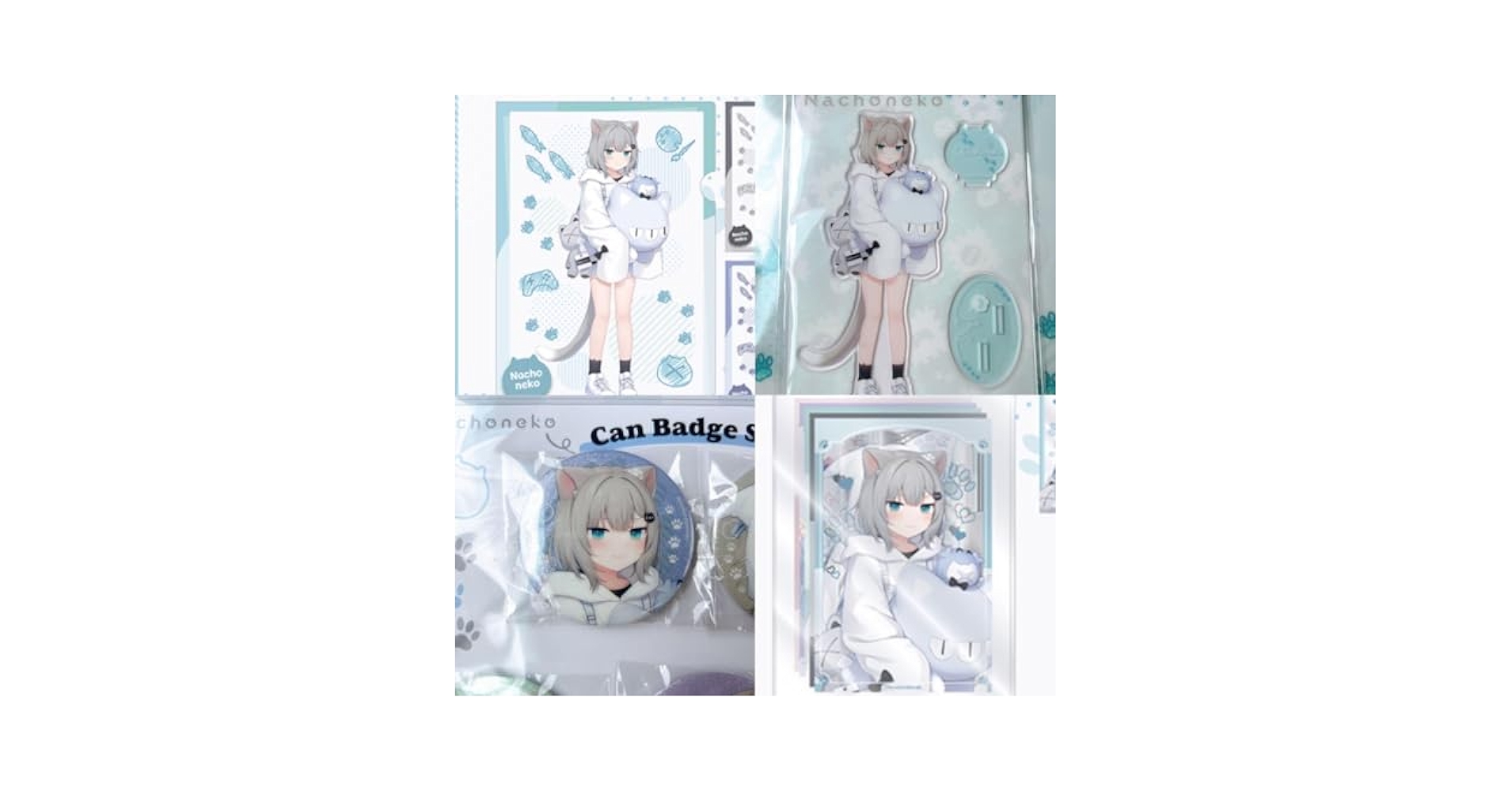 「ふもコレ×Nachoneko」甘城なつき デバイスセット即購入⭕️ステッカー付き ふもコレ × Nachoneko｜ふもコレ(Fumo Collection)