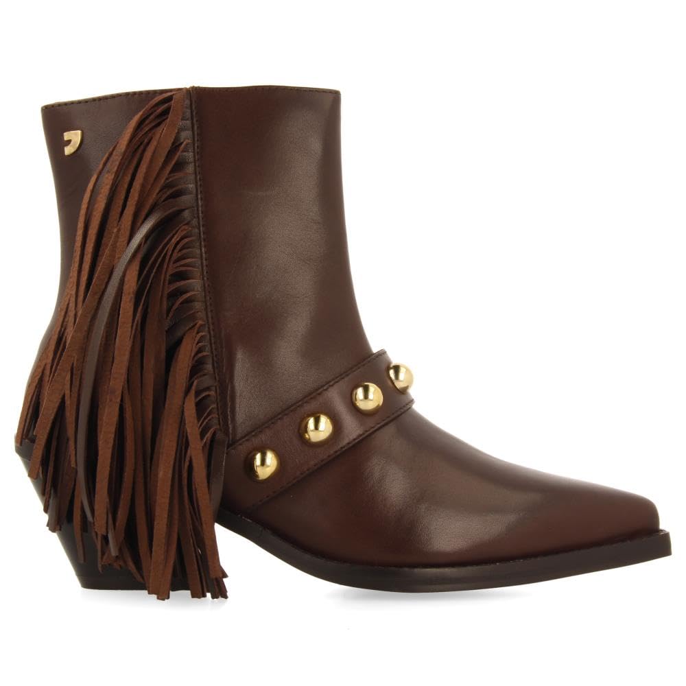 GIOSEPPO Botines TACÓN Piel Flecos Y TACHAS Clarksville