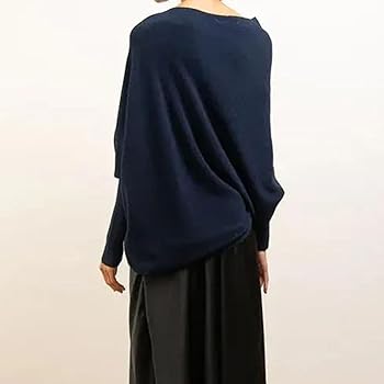 トップス ASYMMETRIC GROWN-ON SCARF JUMPER ASYMMETRIC GROWN-ON SCARF JUMPER