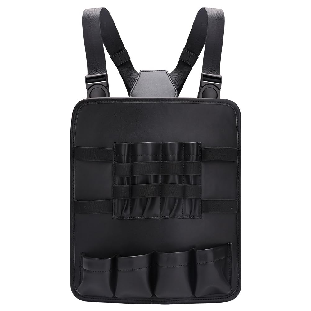 Friseur Brusttasche Oxford Stoff, Schwarz, mit Mehreren Fächern
