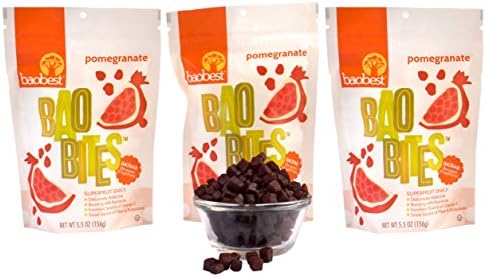 Baobest Baobab Fruit Bites, Blood Orange, 5.5 Ounce (3 Count)