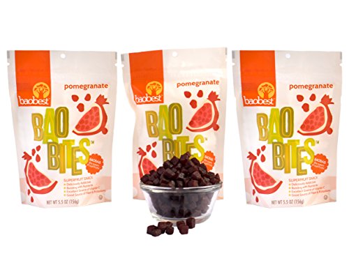 Baobest Baobab Fruit Bites, Blood Orange, 5.5 Ounce (3 Count)