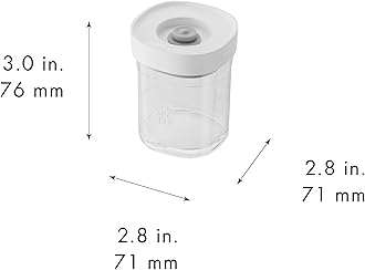 ZWILLING Fresh & Save CUBE Storage Organizer 3-pc Spice Set, Pantry Organizers and Storage, Plastic, BPA-Free Airtight Dry Food Storage Container for Storing Herbs, Dried Spices and more
