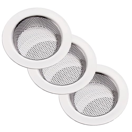 Colador para fregadero de cocina Acero inoxidable 4.5 pulg 3 unidades