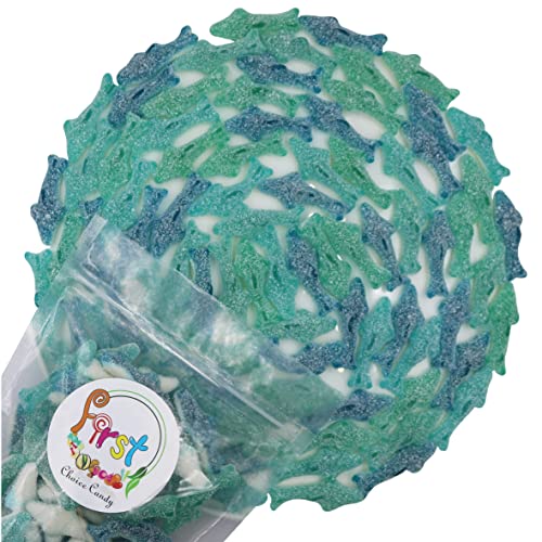 FirstChoiceCandy Fantastic Shark Gummy Mini Sour 5 Pound miniatura 2