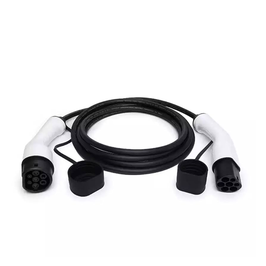 Amazon.co.jp: Qkcabo 32A 電気自動車充電器延長ケーブル、100-250V