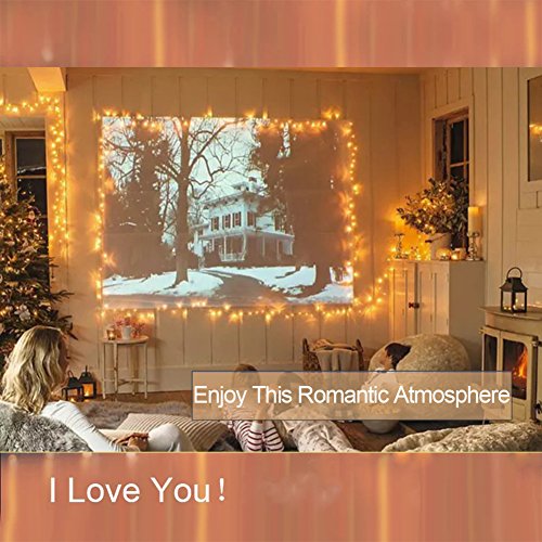 MOVEONSTEP Luci Natale Esterno Interno 200LED 22M Luci Albero di Natale Catena Luminosa Esterno Luci LED Natalizie per Albero di Natale con 8 Modalità IP44 Impermeabile-Bianco Caldo