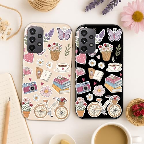 Image of COLORflow Back Cover Compatible with Samsung Galaxy A23 4G / A23 5G | Pastel Dreams Collection Customized | Glossy Armoured Bumper with Camera Protection Back Cover