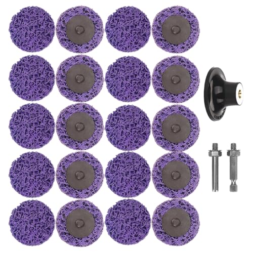 3" Quick Change Strip Discs for Drill & Grinder, 20 Pack