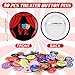 Landical 50 Pcs Theatre Gifts Set Theater Button Pins Bulk Musical Theater Badges Broadway Pins Comedy Tragedy Mask Drama Actor Gifts for Theatre Party Favors