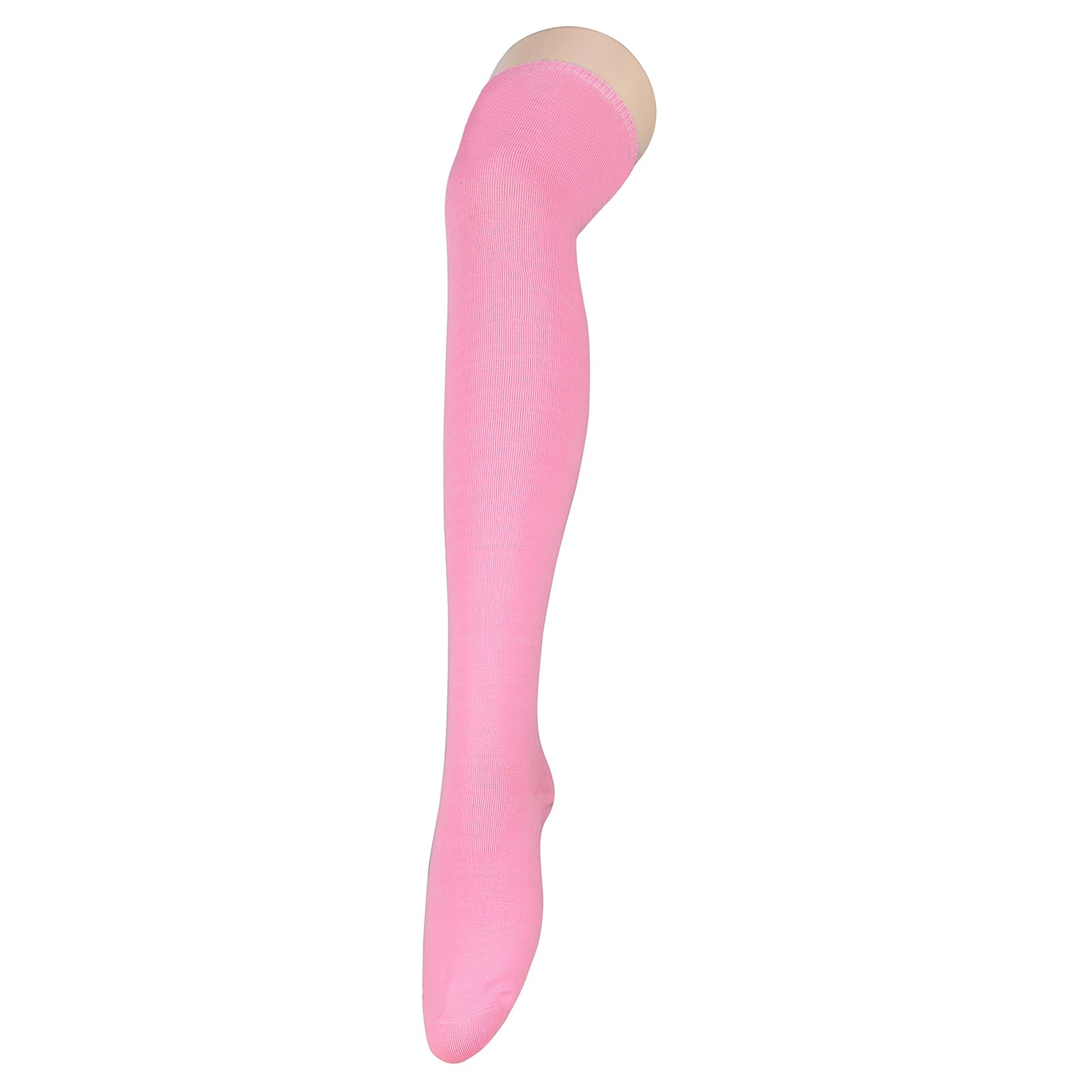 calcetines altos hasta la rodilla para mujer largos y cálidos el muslo a rayas cosplay 1 Pack 01 Talla única