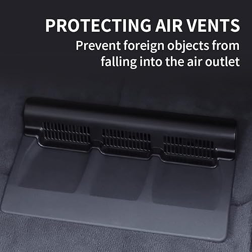 Miniatura 3 de LUNQIN Cubierta de protección de salida de aire debajo del asiento para Ford Edge 2015-2024 y Ford Escape 2020-24, accesorios para interiores de