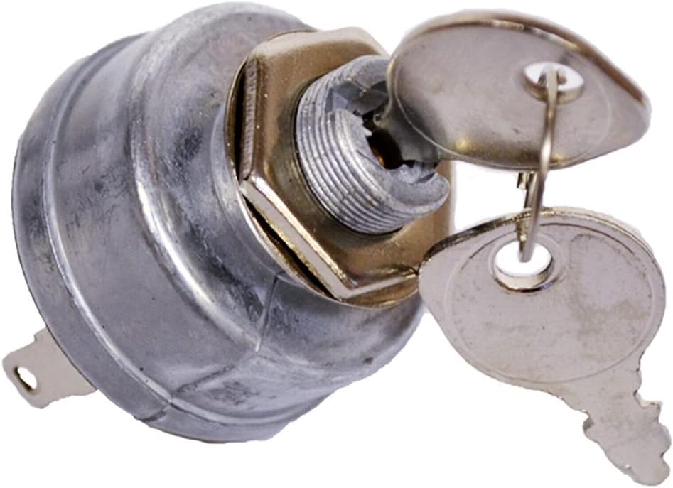 2 Pack Replacement 44812900 Ignition Starter Switch with Key for Exmark Turf Tracer Hydro for Husqvarna WH4817EFQ WH5319EFQ for MTD and S OHV Engines for Wright 48" 52" 61" Stander