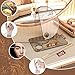 Acrylic Cosmetic Makeup Palette, 4 in 2 Set Makeup Mixing Palette with Spatula, Makeup Palette Mixing Tray, Foundation Mixing Palette, Paint Palettes