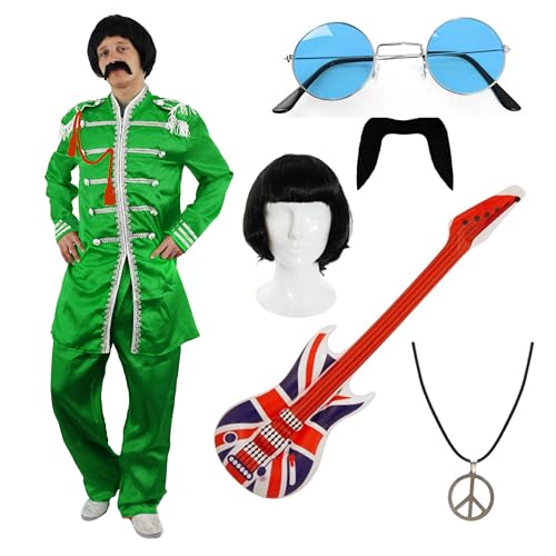I LOVE FANCY DRESS Green Sgt. Pepper Inspired Costume Set - 