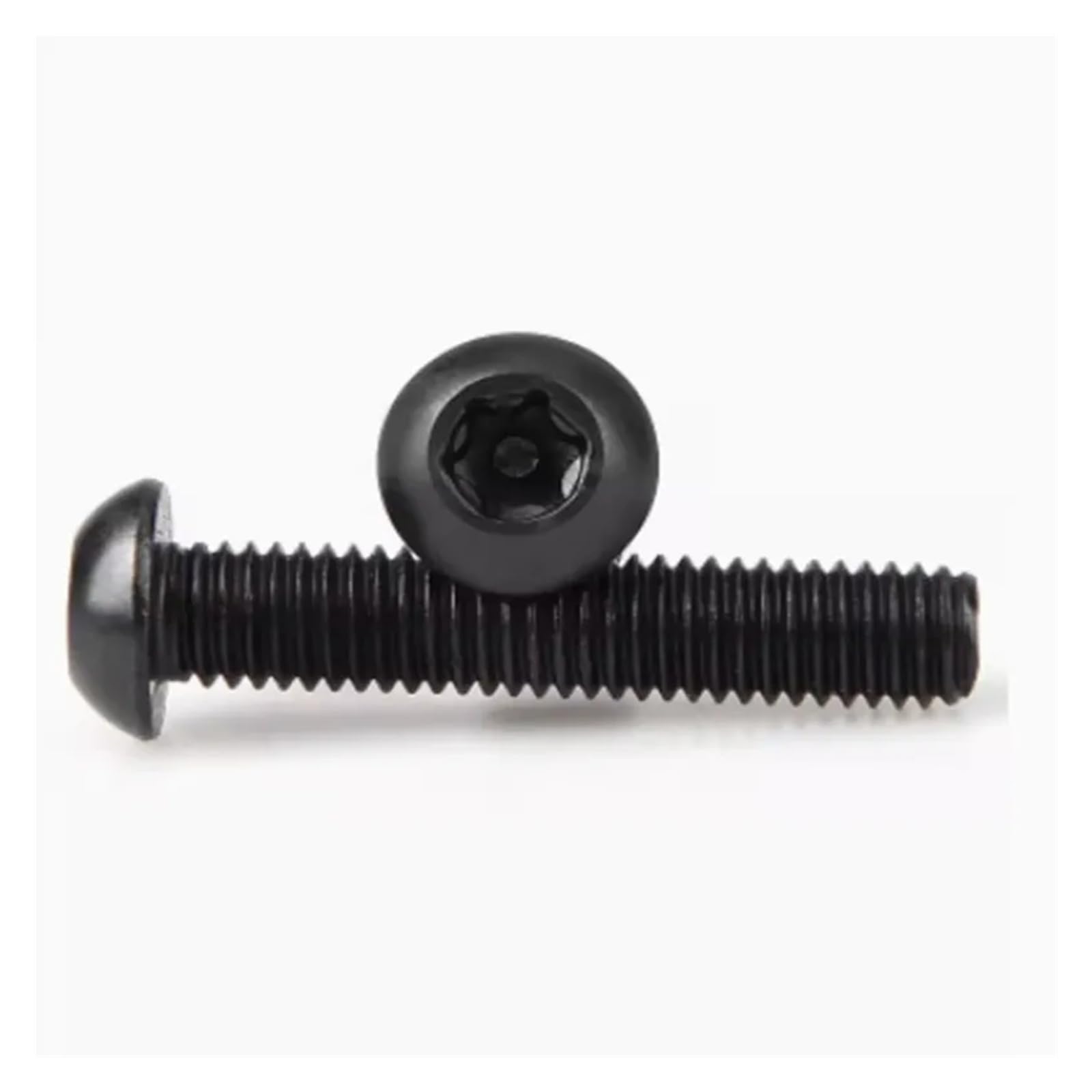 5~50 Pezzi M3 M4 M5 M6 M8 Vite a Testa bombata Torx in Acciaio Inossidabile con Sei lobi Neri, antifurto, antimanomissione, di Sicurezza(M4x6 20pcs)