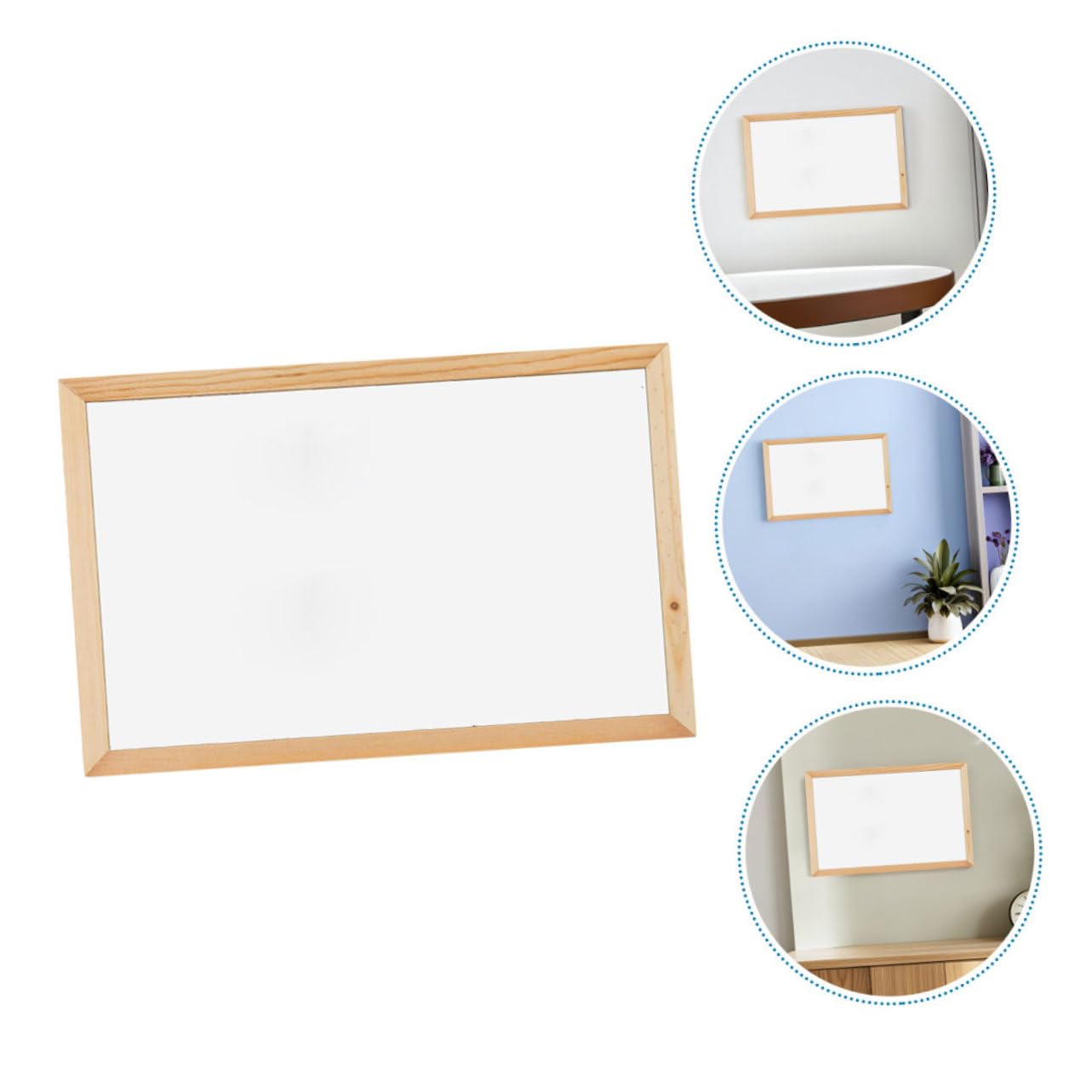 PLAFOPE 4pezzi Lavagna Bianca da Tavolo Portatile Riutilizzabile Piccolo Blocco da Disegno per Appunti Messaggi Disegni Uso in Casa Ufficio Aula