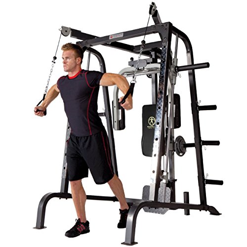 Marcy MD-9010G Home Gym Smith Machine with Weight Bench Marcy MD-9010G Home Gym Smith Machine with Weight Bench