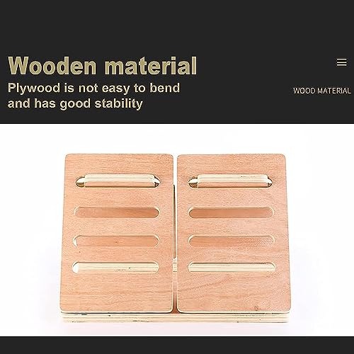 Tabla inclinada de madera ajustable para estirar tobillos miniatura 5