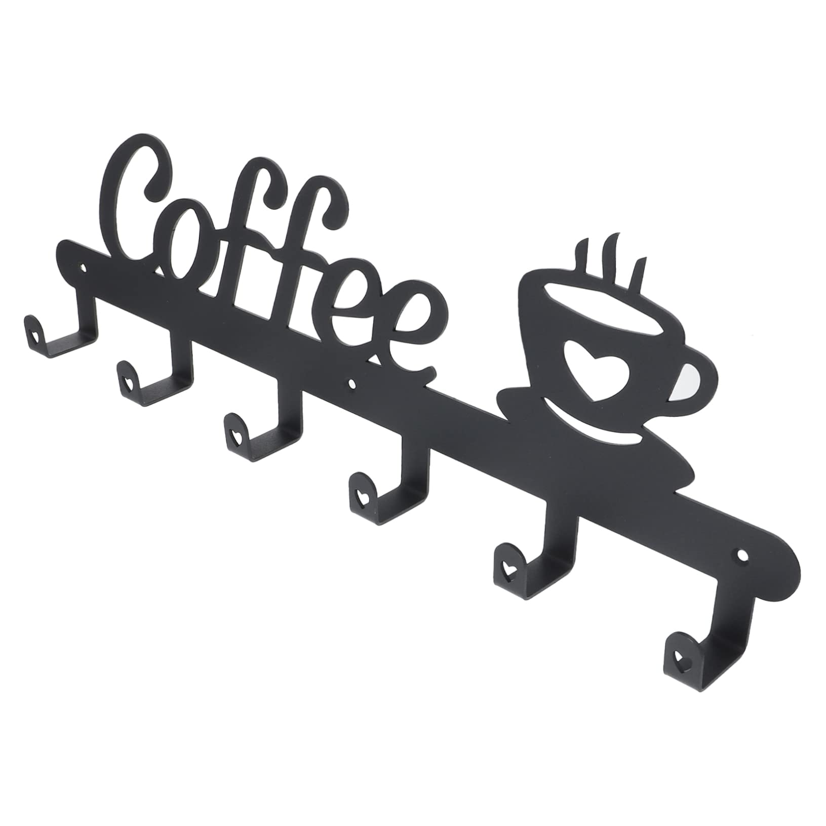 Tazza Appendiabiti in Ferro Ganci Espositore Per Tazze Da Caffè Organizzatore Da Parete Casa