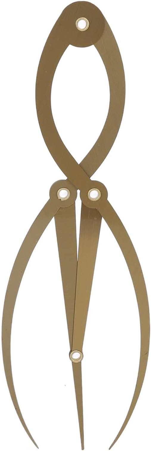 3 Point Positioning Ruler, Eyebrow Crimper Professional High Strength Stainless Steel For Beginners (Gold)