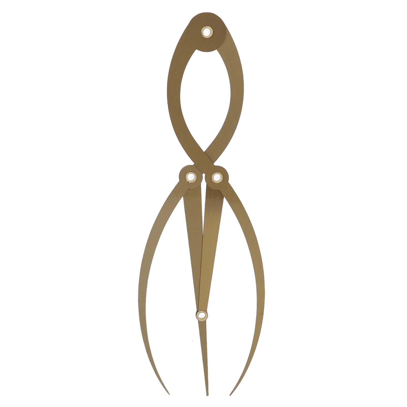 3 Point Positioning Ruler, Eyebrow Crimper Professional High Strength Stainless Steel For Beginners (Gold)