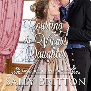 Courting the Vicar's Daughter Audiolibro Por Sally Britton arte de portada